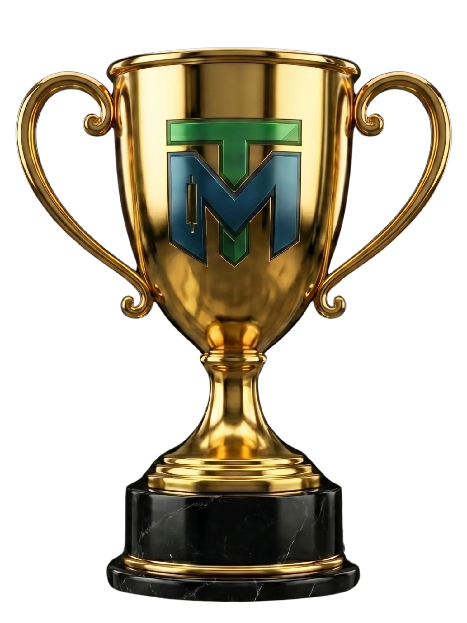 Daily winner gold trophy